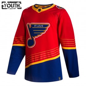 St. Louis Blues Blank 2020-21 Reverse Retro Authentic Shirt - Kinderen